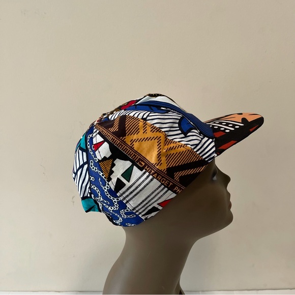 African Print Ankara Handmade Multicolor Bohemian Patchwork Baseball Cap - Picture 5 of 10